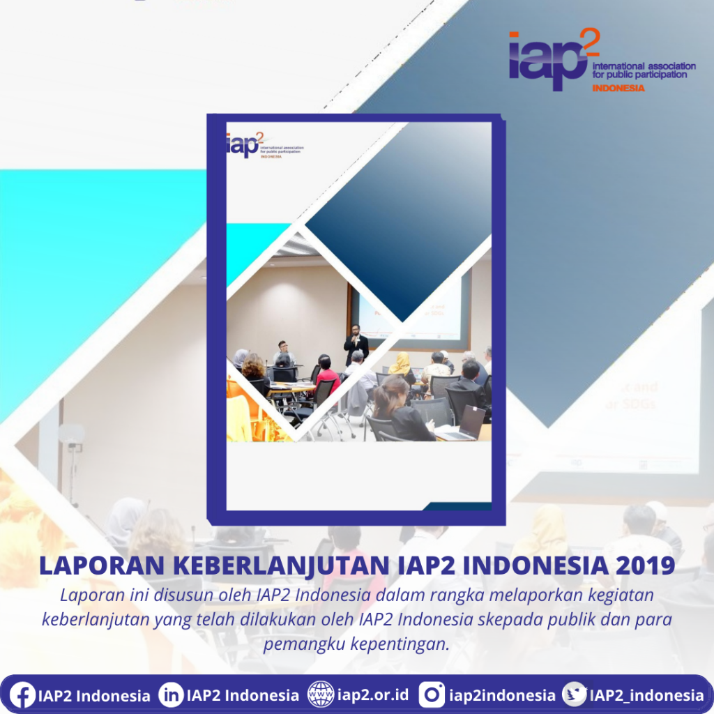 Laporan keberlanjutan iap2 indonesia 2019