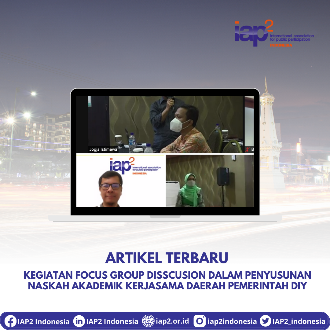 Kegiatan Focus Group Discussion dalam Penyusunan Naskah Akademik Kerjasama Daerah Pemerintah DIY