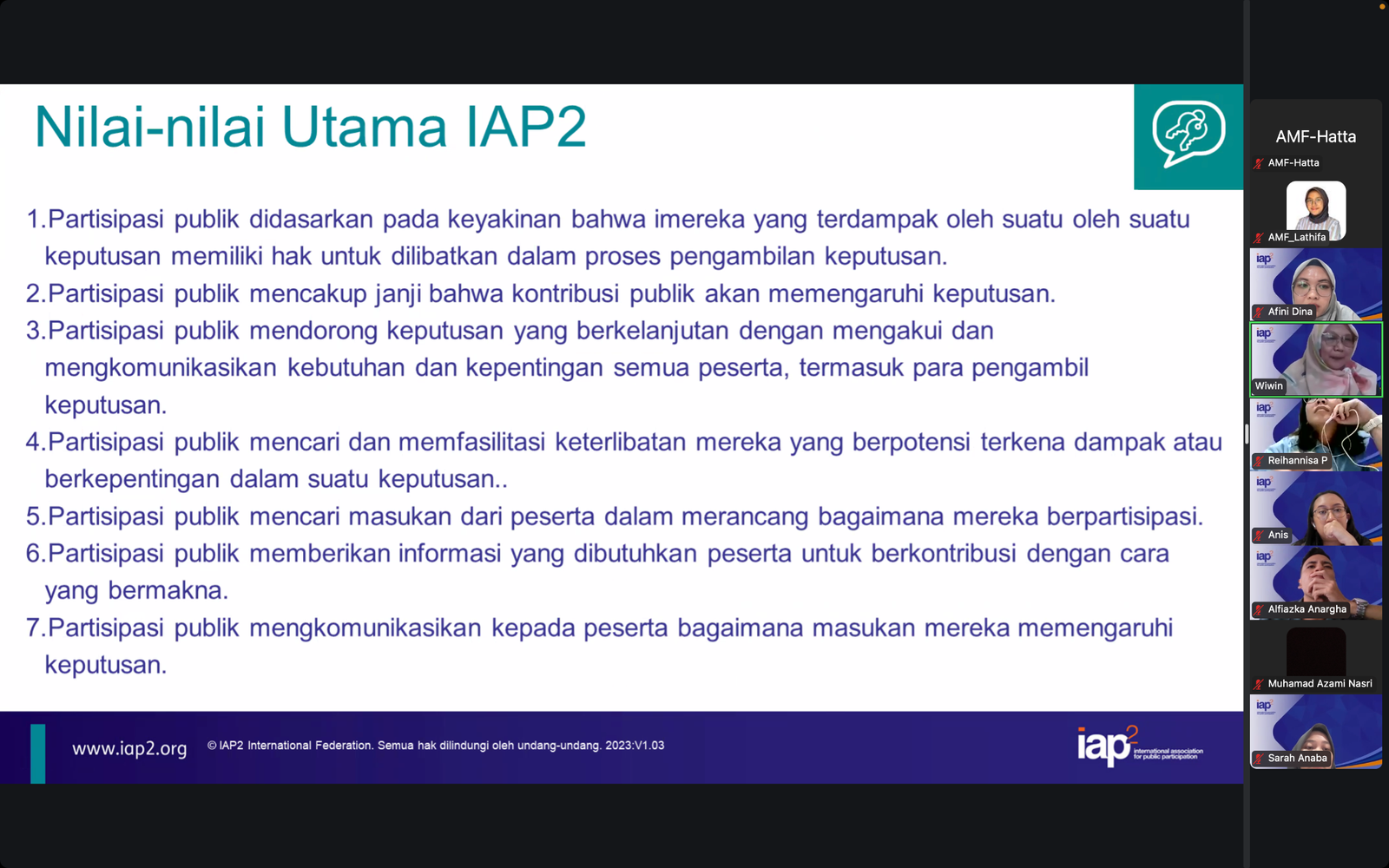 Pelatihan partisipasi publik